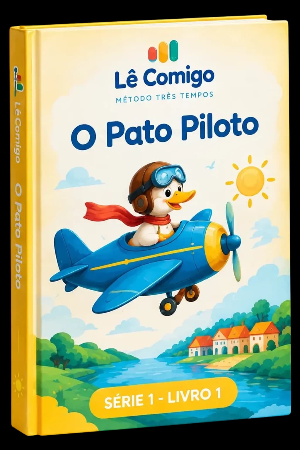 Capa da versão livro do Livro 1, O Pato Piloto