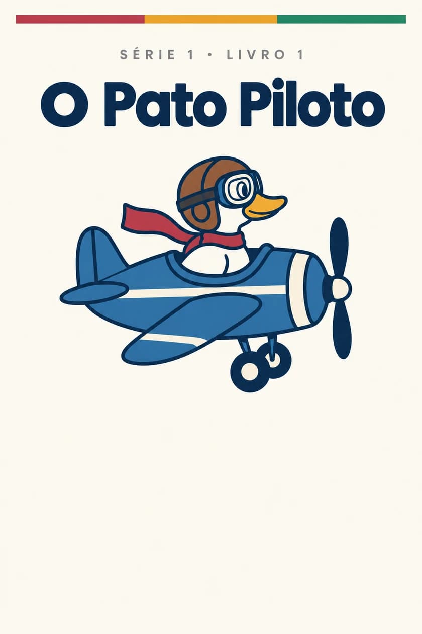 Capa do Livro 1, O Pato Piloto