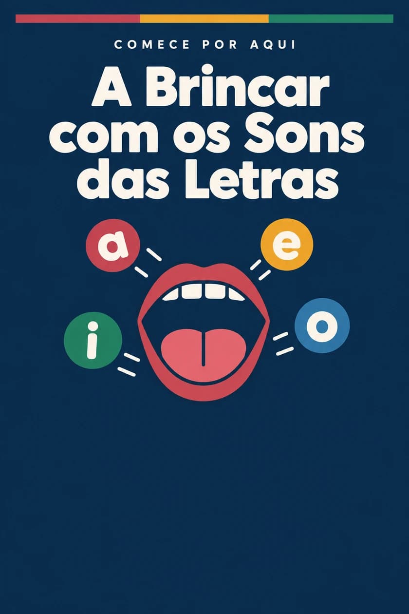 Capa de A Brincar com os Sons das Letras